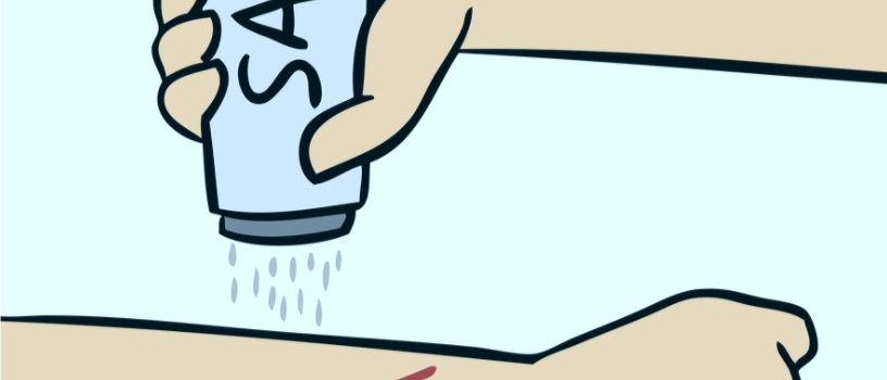 Rubbing salt on the wound